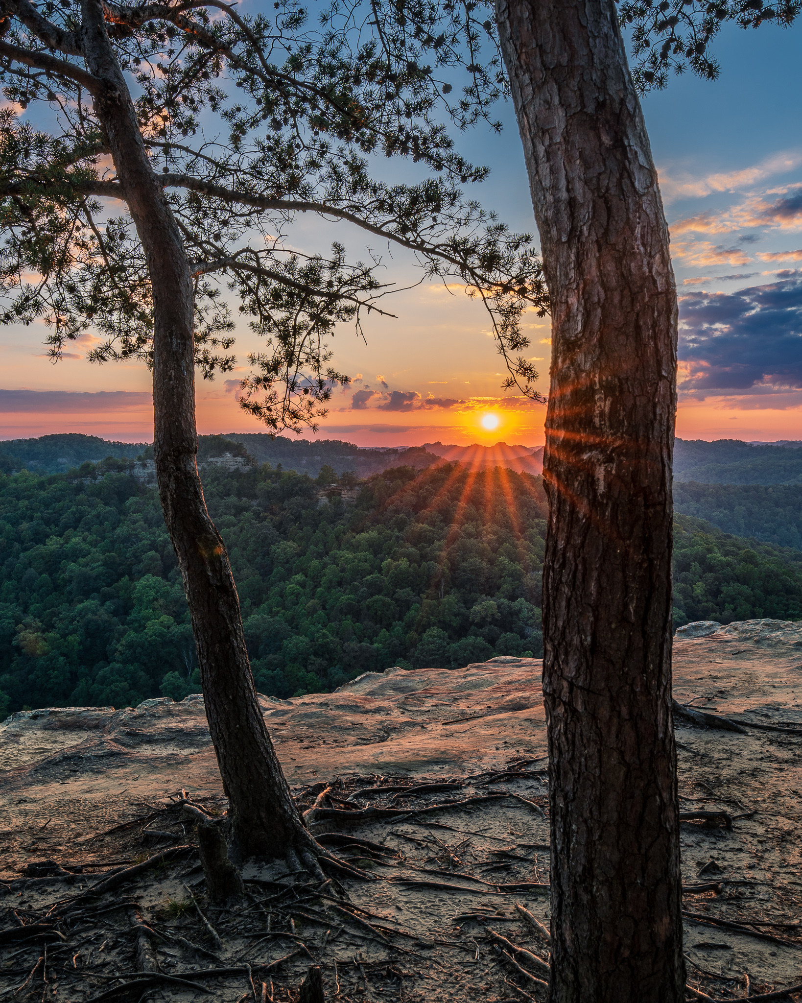 Auxier Ridge to Courthouse Rock